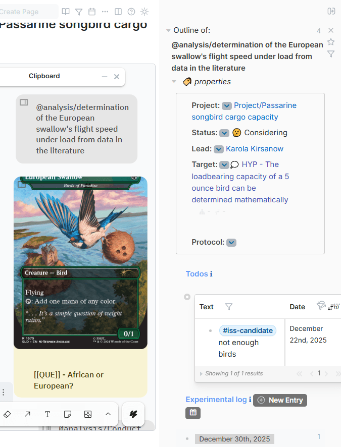 Moving content from a node's page in the sidebar onto the canvas